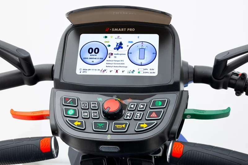 6.2-inch smart digital colour display