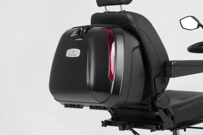 Extra‑large rear storage box
