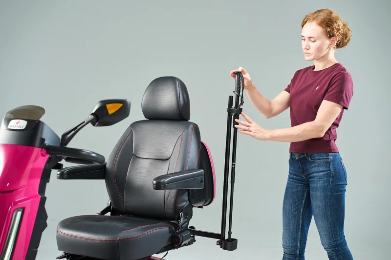 Optional-crutch-holder